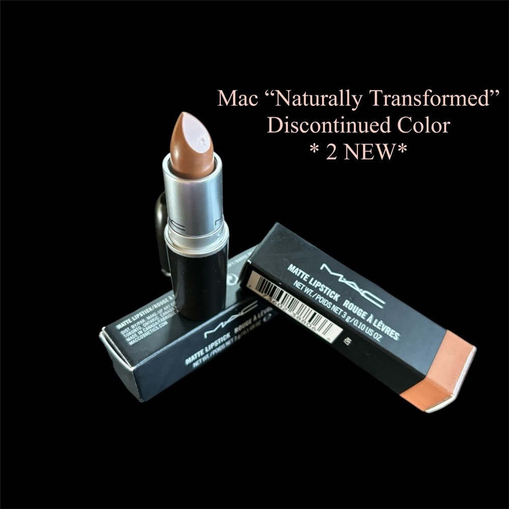 Mac TWO “Naturally Transformed” Lipstick NWT